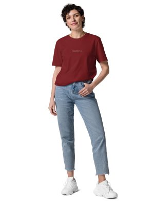 unisex-organic-cotton-t-shirt-burgundy-front-66646ee94eb7c